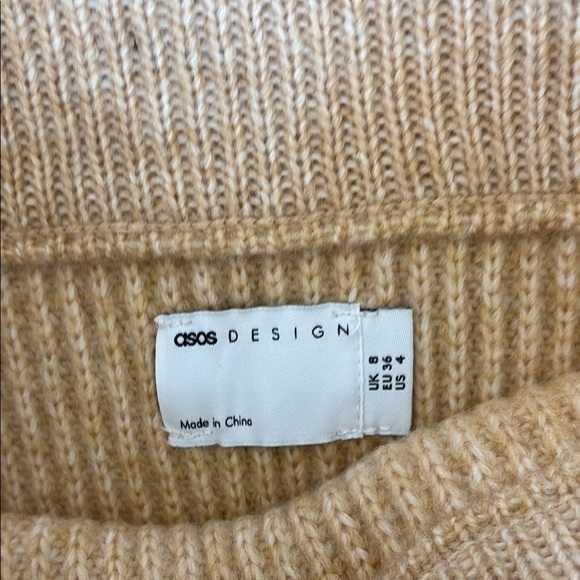 ASOS DESIGN knitted midi skirt and turtle neck sweater set - Picture 10 of 11